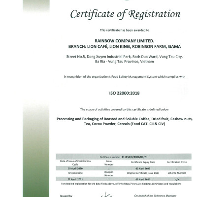 Combo 5 Hộp Cà Phê Muối Hạnh Nhân 10 Gói Hòa Tan -  LION CAFE - Thơm Ngon Sánh Quyện (Ly 10 gói*18 gram)