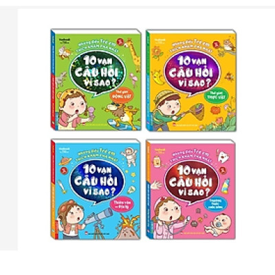Sách - Combo 10 vạn 4 cuốn Những điều trẻ em thích khám phá nhất