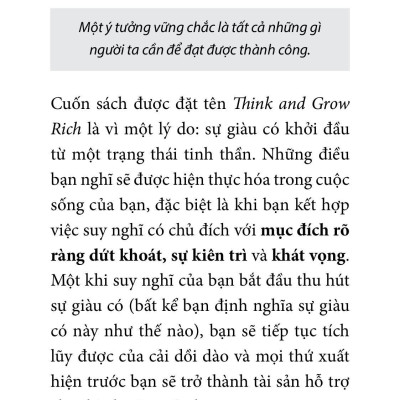 Sách - Think And Grow Rich - 10 Phút Mỗi Ngày Nghĩ Giàu Làm Giàu - Bìa Cứng