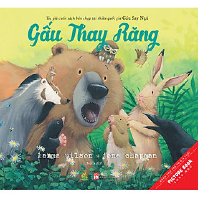 Sách tranh song ngữ Gấu thay răng - Ehomebooks