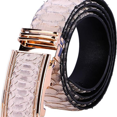 Thắt Lưng Nam Da Trăn VIP Huy Hoàng HT4325 - Trắng