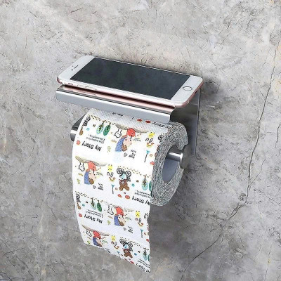 Hộp Đựng Giấy Vệ Sinh Treo Tường Inox SUS304 Phủ Crome Sáng Bóng - Inox dày 1.2 li, cứng cáp, tiện lợi