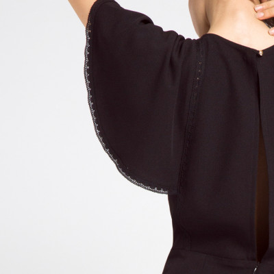 Áo Liền Quần Playsuits DRE073 (Đen Huyền Bí)