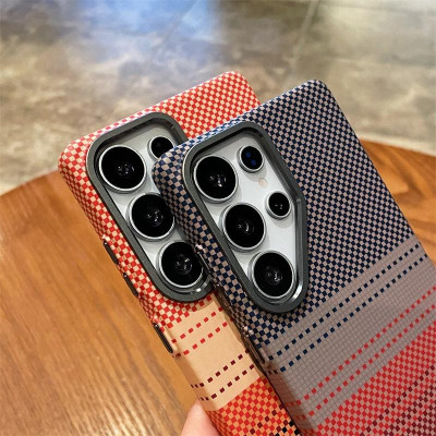 Ốp Lưng Từ Tính Cho Samsung Galaxy S25 Ultra  Họa Tiết Thổ Cẩm Nhựa Cứng - BUM STORE GALAXY CASE