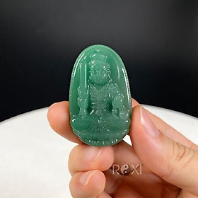 Mặt dây chuyền phật Bất Động Minh Vương ngọc đông linh (Dậu) - BDTA01