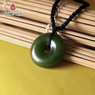 Mặt dây chuyền đồng điếu ngọc bích mệnh mộc, mệnh hỏa - Ngọc Quý Gemstones
