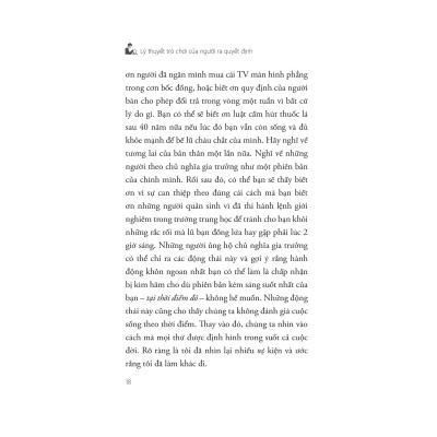 Lý Thuyết Trò Chơi Của Người Ra Quyết Định