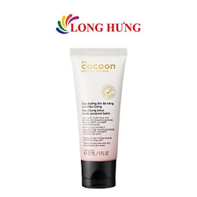 Sáp dưỡng ẩm đa năng sen Hậu Giang Cocoon Lotus multi-purpose balm - Hàng chính hãng
