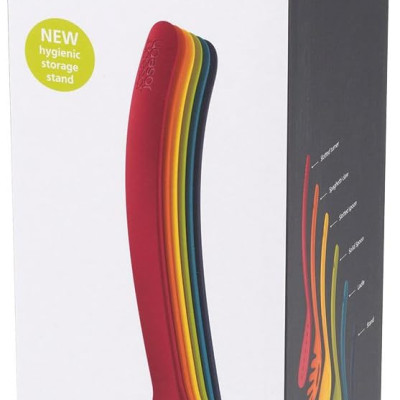 Bộ dụng cụ nấu ăn 5 món kèm giá đỡ Joseph Joseph 10124 Nest Utensils Plus Multi Hàng chính hãng