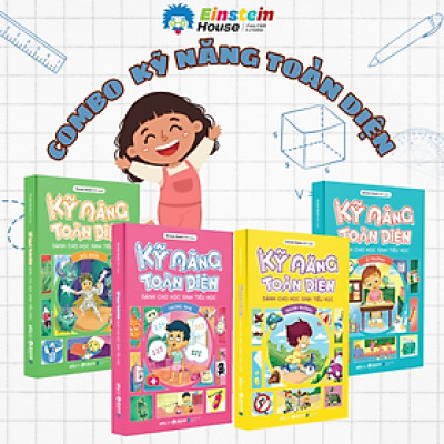 Combo Kỹ Năng Toàn Diện Dành Cho Học Sinh Tiểu Học: Ở Trường + Ngoài Đường + Trong Nhà + Sức Khoẻ 