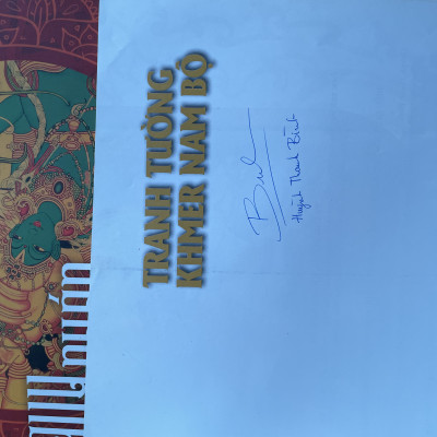Combo 4c tg Huỳnh Thanh Bình: Quy pháp đồ tượng- Hundu và Phật giáo Ấn Độ, Tranh tường Khmer Nam Bộ, Biểu tượng thần thoại về Chư thiên & linh vật Phật Giáo và Tranh dân gian Nam Bộ (có ký tặng của tác giả)