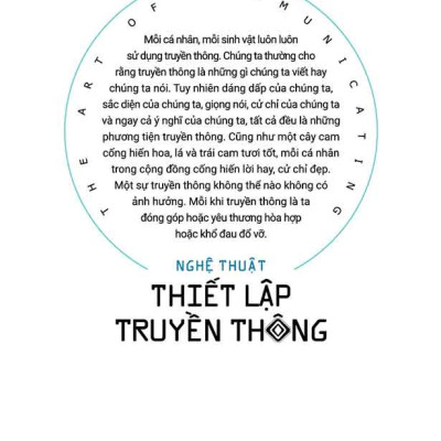 Sách Nghệ Thuật Thiết Lập Truyền Thông (Tái bản năm 2024)