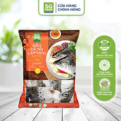 Đầu cá hồi làm sạch 500g