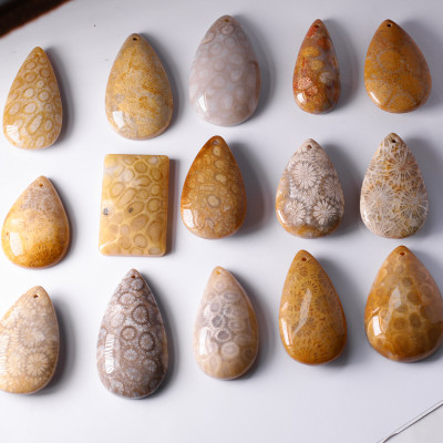 Dây chuyền đá san hô 38-45mm - Ngọc Quý Gemstones