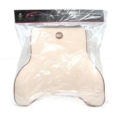 Tựa Lưng Ô Tô Cao Su Non Vải Nỉ CIND G002 Màu Kem