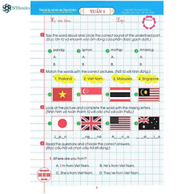 Sách - Phiếu Bài Tập Cuối Tuần Môn Tiếng Anh Lớp 4 (Dùng Chung Cho Các Bộ SGK Hiện Hành) - HA