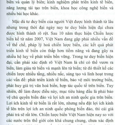 Biển Và Tầm Nhìn Đại Dương - Gợi Ý Chính Sách Từ Trường Hợp Nhật Bản Ấn Độ Và Philippines