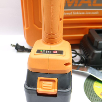 Hàng chính hãng - Máy Mài Góc, Máy Cắt Dùng Pin MACAN 21V Không Chổi Than, Pin 10 cell 2000 mah