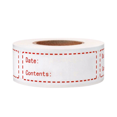 Cuộn Giấy Ghi Chú Tên Thực Phẩm Nhà Bếp, Dán Tên Lọ Gia Vị, Tên Túi Hộp Đựng Đồ Ăn Cuộn 125 Nhãn - HÀNG CHÍNH HÃNG MINIIN