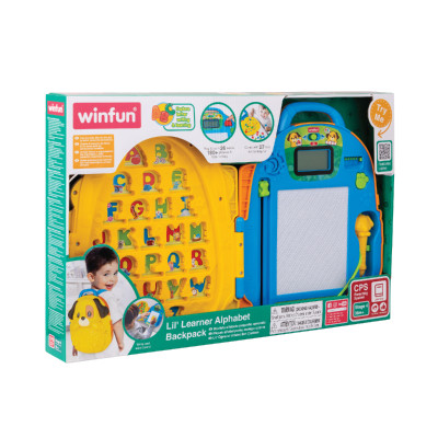 Đồ Chơi Balo Chữ Cái Kèm Bảng Vẽ Cho Bé WINFUN 001205