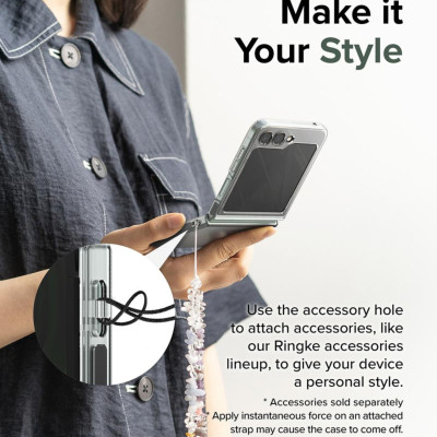 Ốp Lưng Trong Suốt Ringke Slim Dành Cho Samsung Galaxy Z Flip 5 - Hàng Chính Hãng