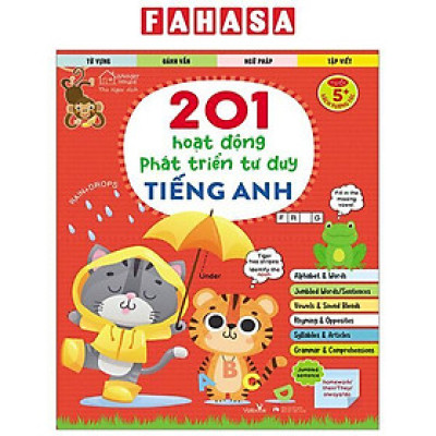 Sách - 201 Hoạt Động Phát Triển Tư Duy - Tiếng Anh