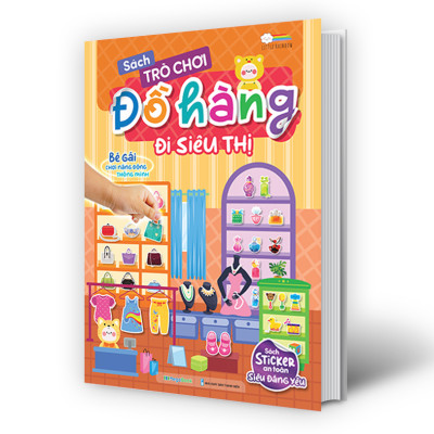 Sách Trò chơi Đồ hàng Đi Siêu Thị (Hơn 200 Stickers)