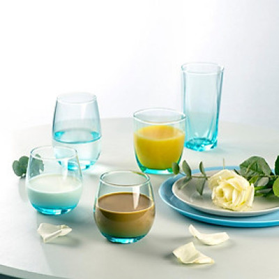 [Chính hãng] Bộ cốc (ly) thấp thủy tinh Luminarc Maine 6 chiếc V4588 320ml, thủy tinh sạch không chứa chì