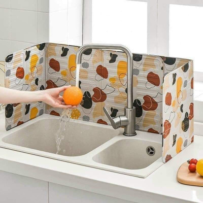 Tấm Chắn Dầu Mỡ Bếp Gas In Hoạ Tiết 3D Cao Cấp, Chịu Nhiệt Tốt An Toàn Với Người Sử Dụng Giao Hoạ Tiết Ngẫu Nhiên