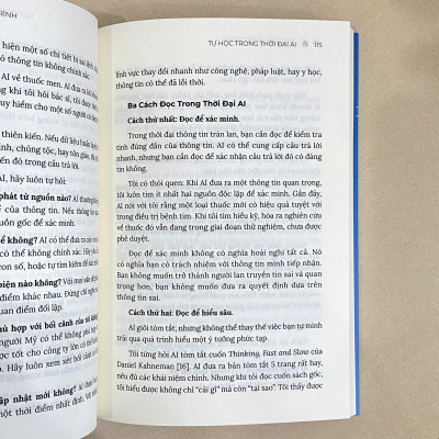 Sách - Tự học trong thời đại AI: Cơ hội vàng cho người Việt Nam