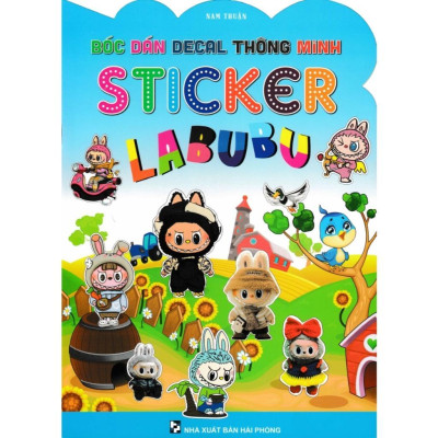 Sách - Bóc Dán Decal Thông Minh Sticker - Combo 9 Cuốn - Hồng Ân