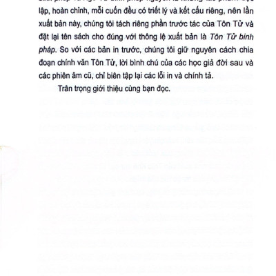 Tôn Tử Binh Pháp (Tái Bản 2024)