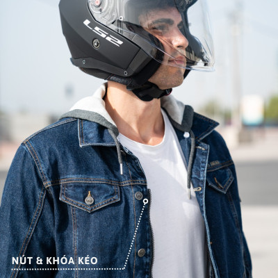 Áo Thời Trang Bảo Hộ Lái Moto, Xe Máy LS2 Oaky Man - GARA20