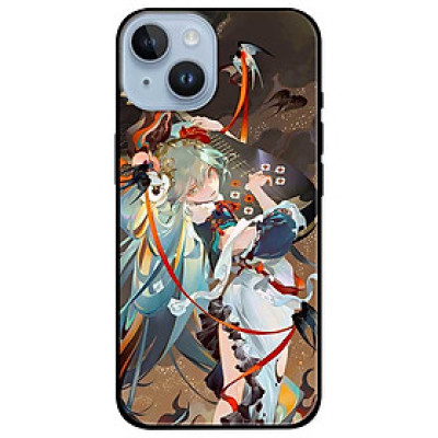 Ốp lưng dành cho Iphone 14 - 14 Plus - 14 Pro - 14 Pro Max - Anime Cô Gái Cầm Đàn - Hàng Chính Hãng