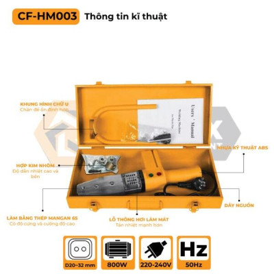 MÁY HÀN NHỰA 800W CF-HM003 - COOFIX - HÀNG CHÍNH HÃNG