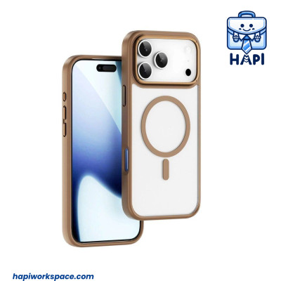 Ốp Lưng hàng chính hãng WiWU Armor Pro Wi-FGG-012 có vòng từ tính cho iP 17/17 Pro Max