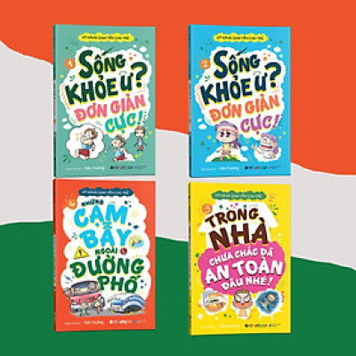 Bộ 4 Tập; Kỹ Năng Sinh Tồn Cho Trẻ