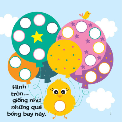 Hình Dán Ngộ Nghĩnh - Phát Triển Khả Năng Quan Sát - Hình Dạng Và Màu Sắc