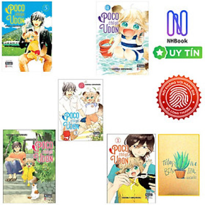 Combo Poco Ở Thế Giới Udon (Tập 1 -5)- Tặng sổ tay xương rồng