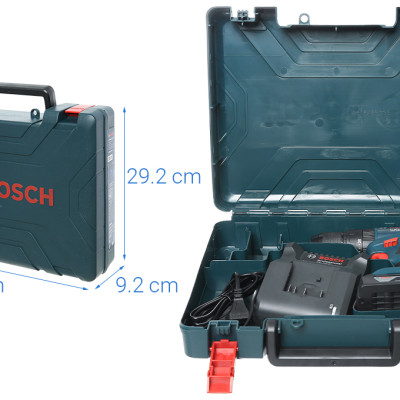 Máy khoan động lực dùng pin Bosch GSB 185-LI và Phụ kiện