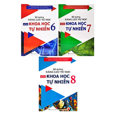 Sách - Combo Bồi dưỡng năng lực tự học môn Khoa học tự nhiên 6,7,8