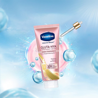 Sữa dưỡng thể ban đêm Vaseline Gluta-Hya Serum Burst Lotion Dewy Radiance (30ml/70ml/330ml) - Hàng chính hãng