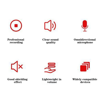 Mic Thu Âm Chân 3.5mm Dành Cho Điện Thoại, Máy Quay, Máy Trợ Giảng Kèm Jack Tai Nghe 3.5mm Micro - Hàng Chính Hãng