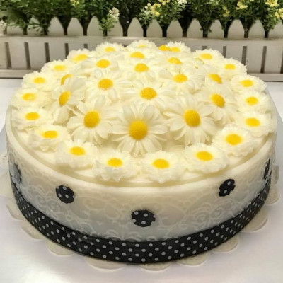 Khuôn silicon làm bánh, rau câu hoa cúc họa mi – Mã số 1125