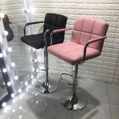 Ghế quầy bar Tundo kèm đệm da cao cấp nhiều màu lựa chọn