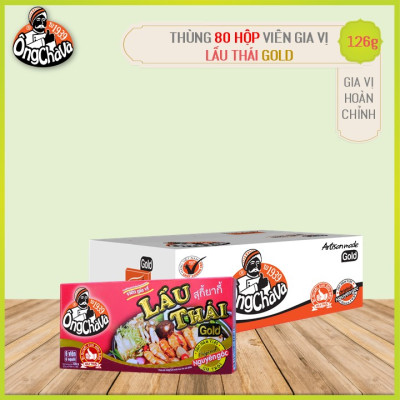 Thùng Viên Gia Vị Lẩu Thái 126g Ông Chà Và 80 Hộp Thùng Siêu Tiết Kiệm Cho Quán Ăn Và Nhà Hàng