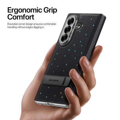 Bao da có chân chống Dux Ducis STEX Series PU Leather Foldable dành cho Samsung Galaxy Z Fold 7_Hàng chính hãng