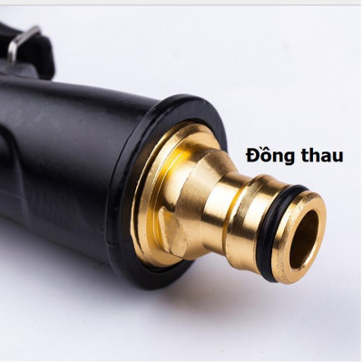 Vòi nước vòi phun nước rửa xe tưới cây tăng áp thông minh + bộ dây bơm nước cao cấp TLG  loại 7.5m (dãn nở 22m)  206733-1