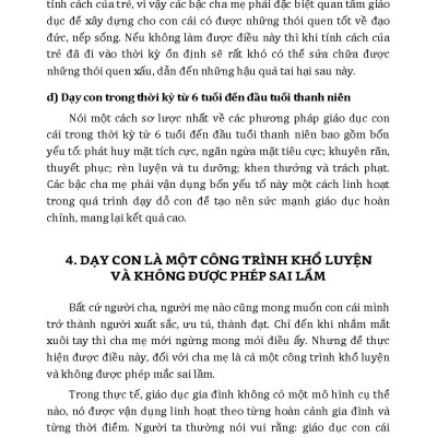 101 Điều Cần Biết Để Nuôi Dạy Con Nên Người 