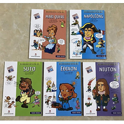 Combo 5 cuốn danh nhân thế giới: Êđixơn; Mari Quyri; Napôlêông; Niutơn; Sutơ